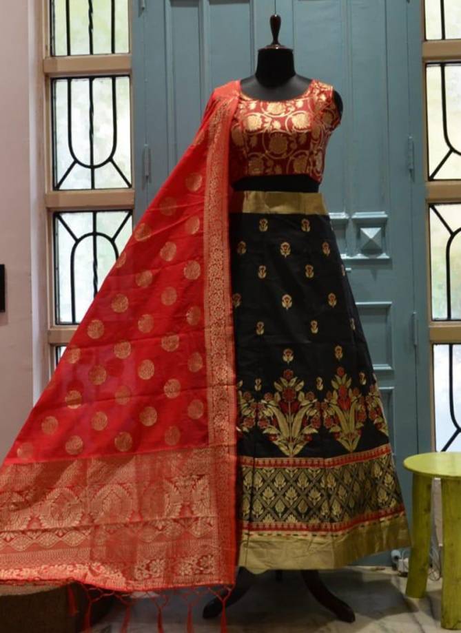 HOTAM HIT Designer Fancy Festive Wear Heavy Silk Printed Lehenga Choli Collection